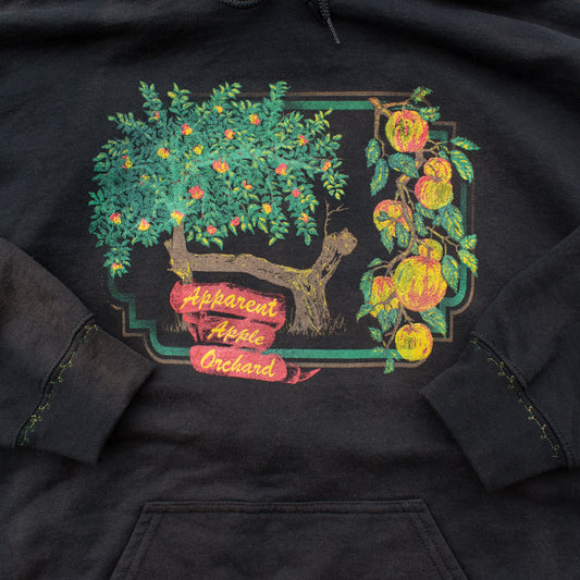 Apple: Sun Faded Hoodie in Cast Iron