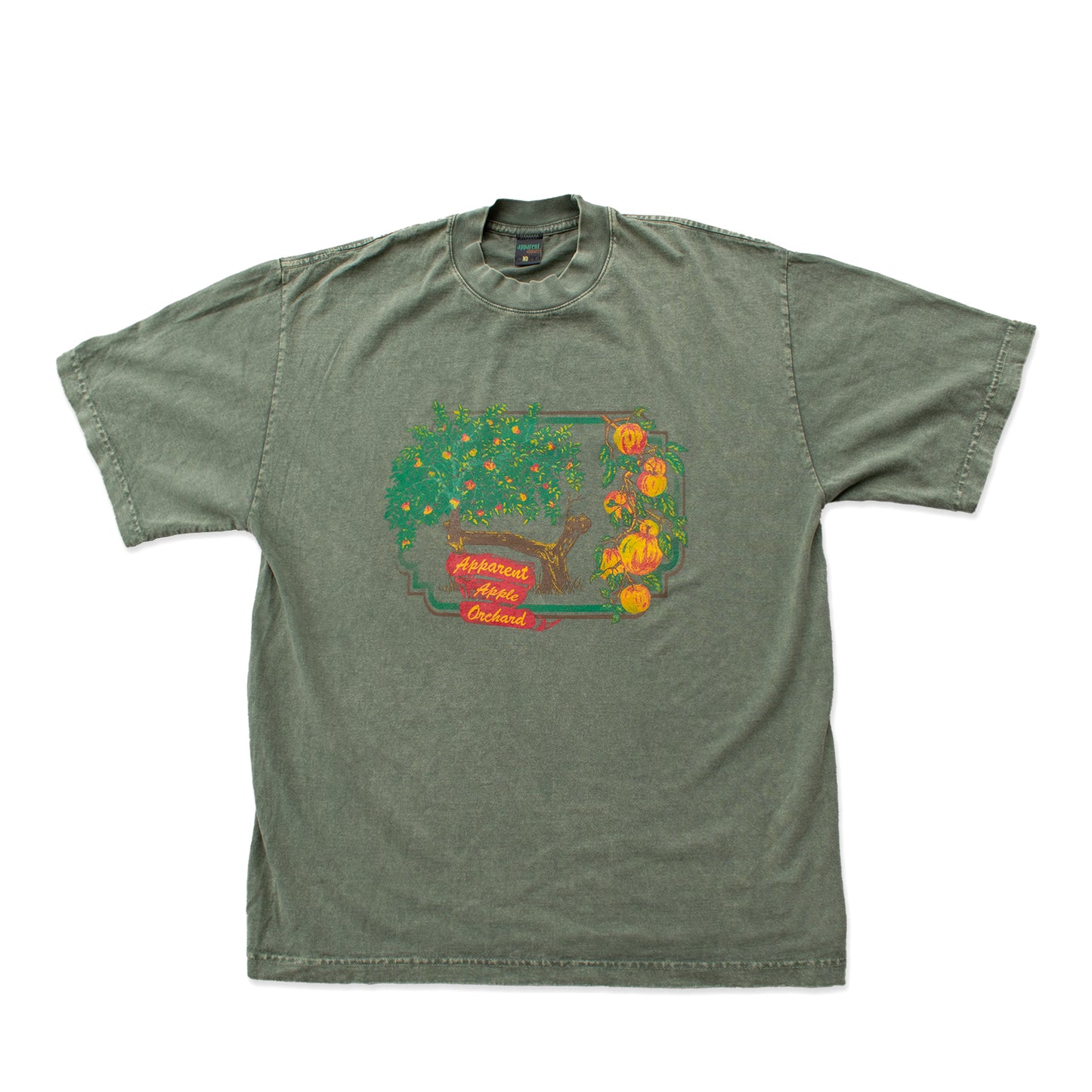 apple orchard matcha tee shirt
