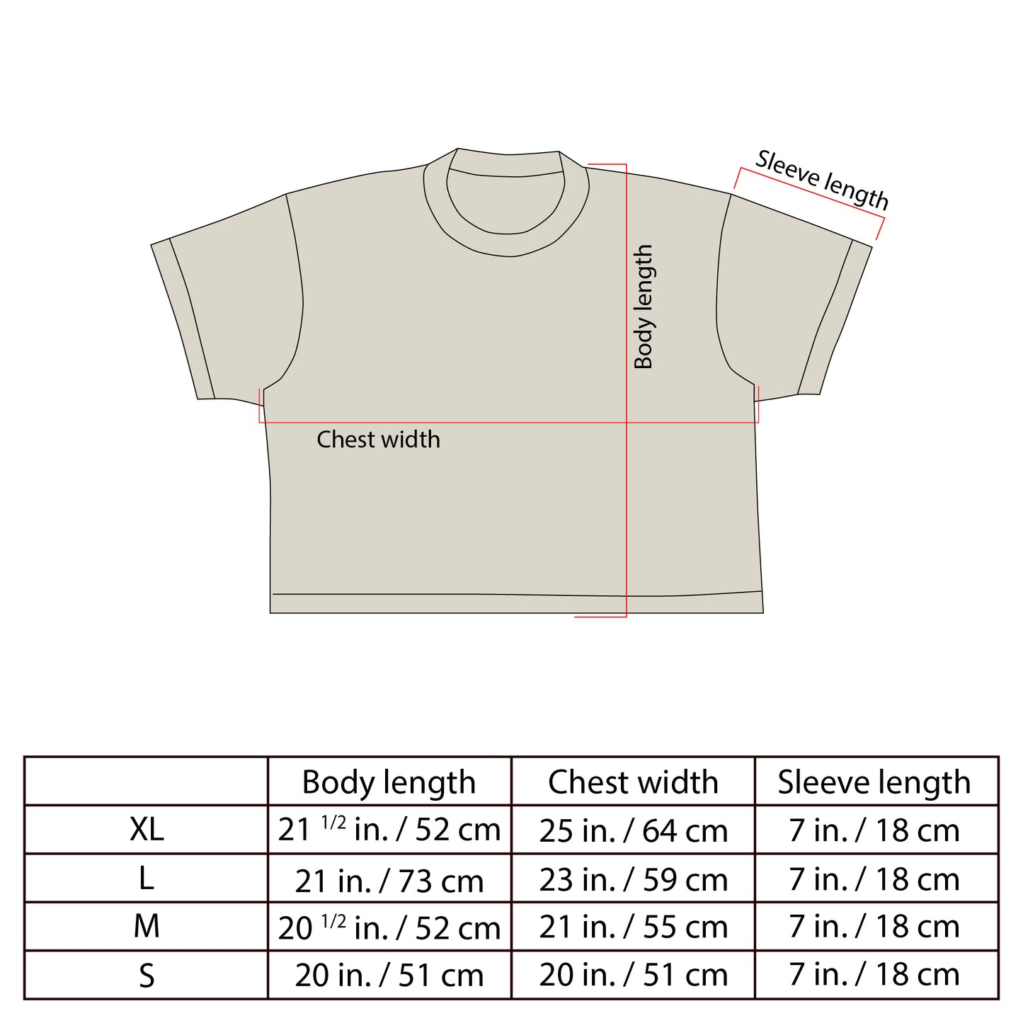 Postcards: Cropped Tee in Parchment White