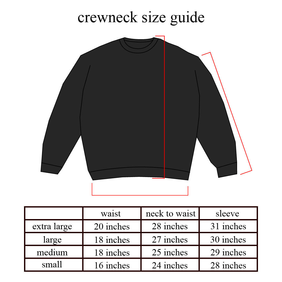 PANGAEA: Crewneck in Black