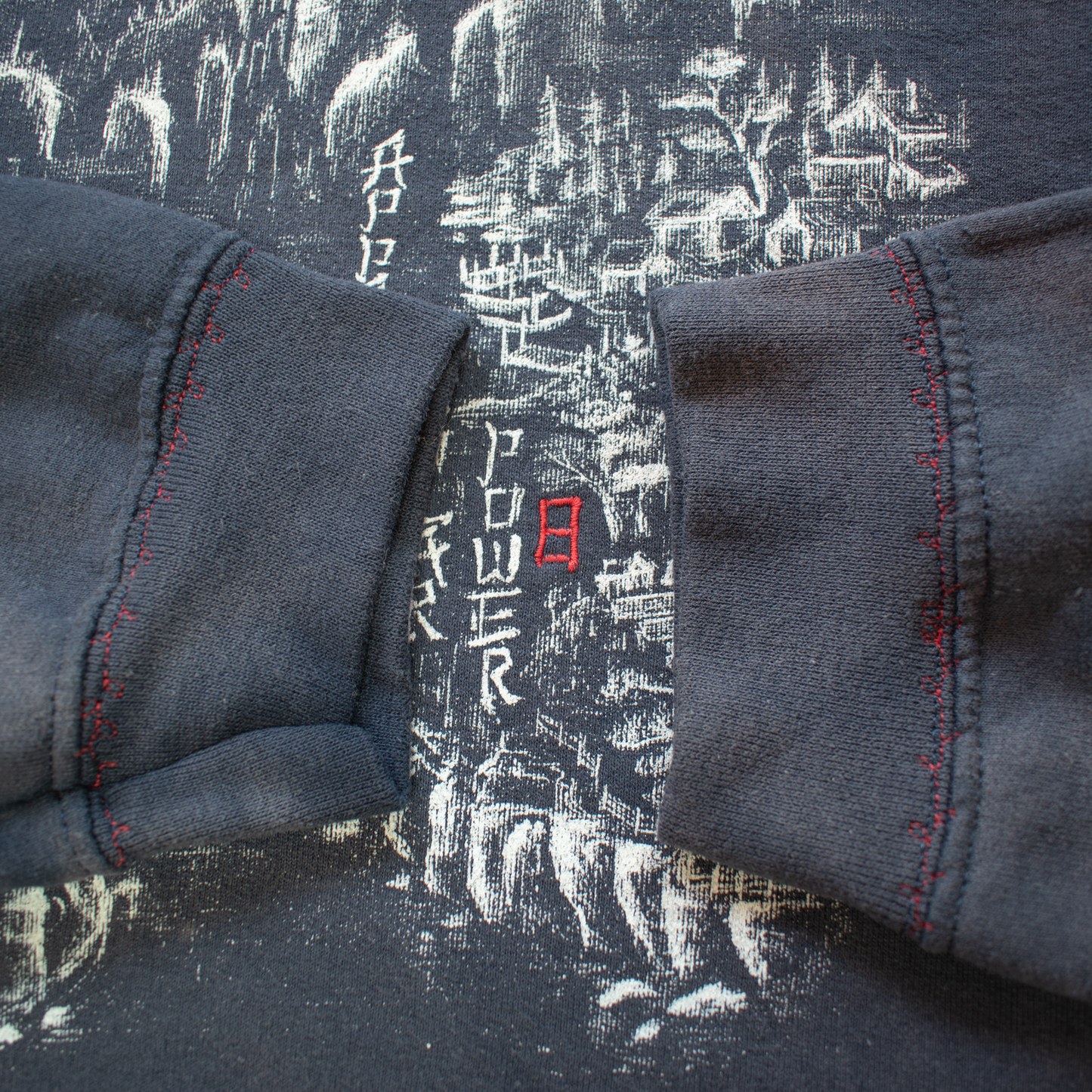 solar sun faded crewneck