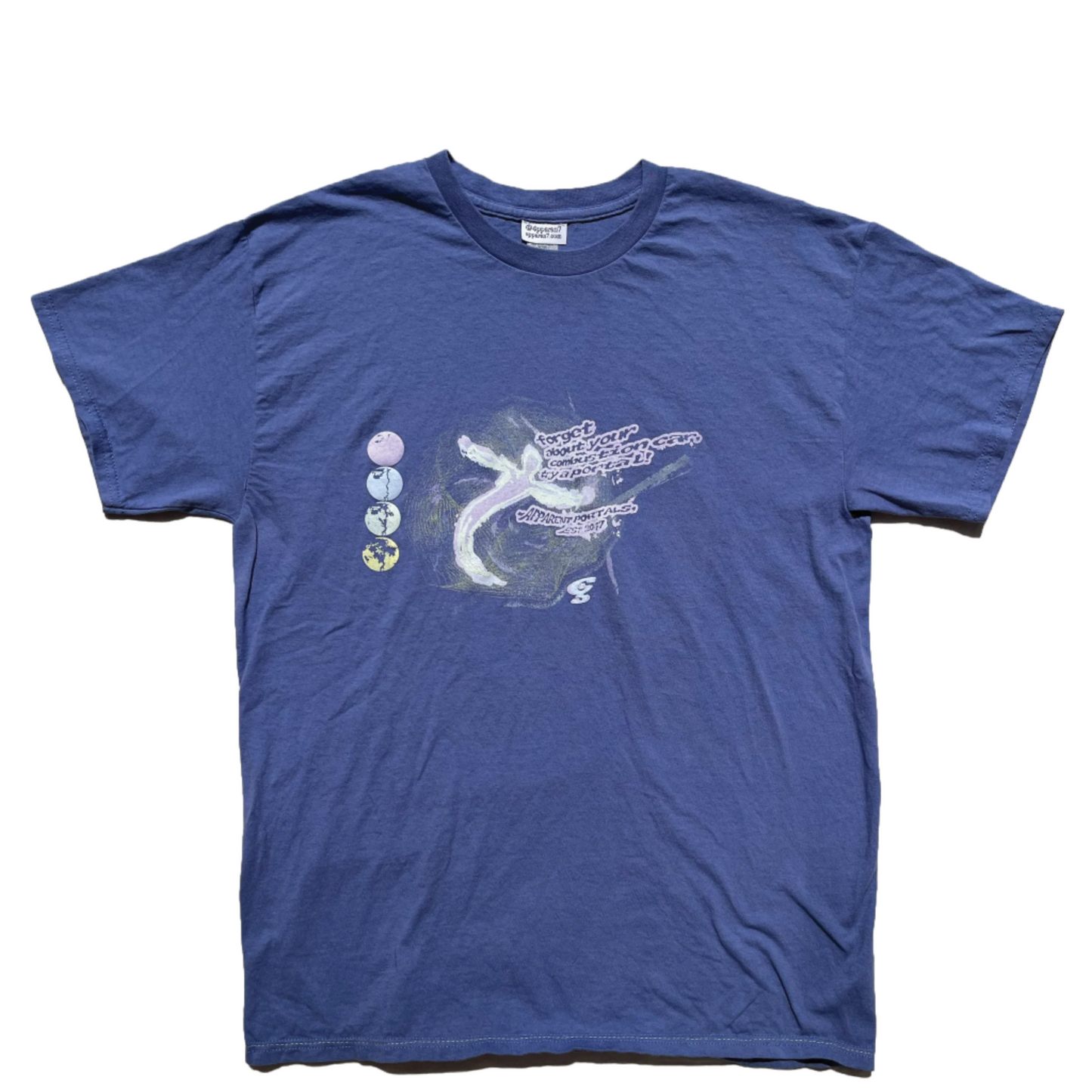 portals dark blue tee