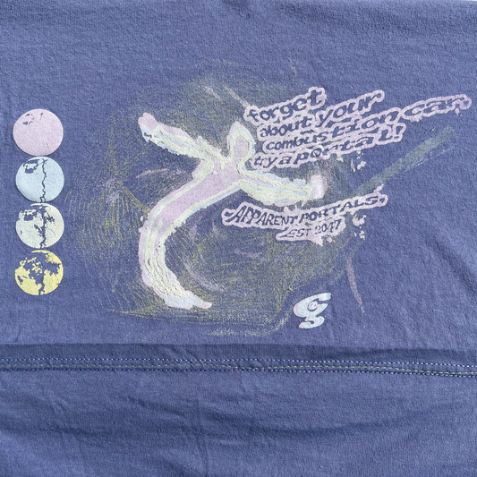 PORTALS: Ombre Tee in Dusk Blue