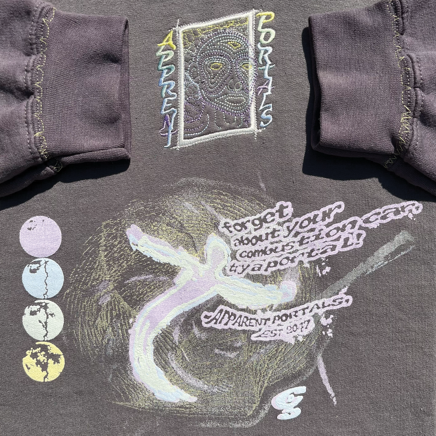 portals charcoal hoodie