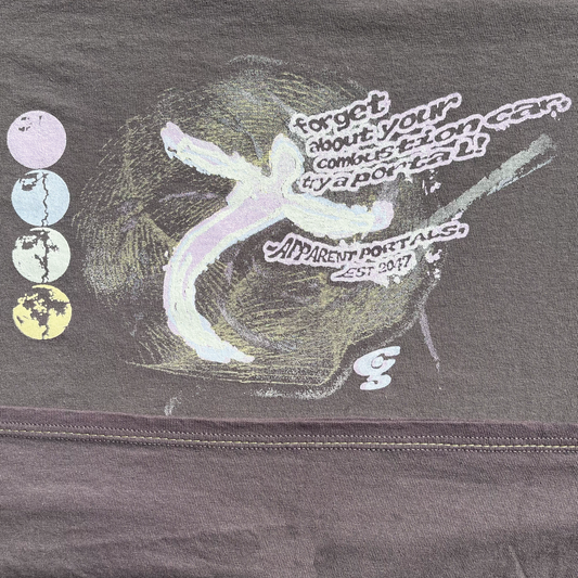 PORTALS: Ombre Tee in Iris Gray