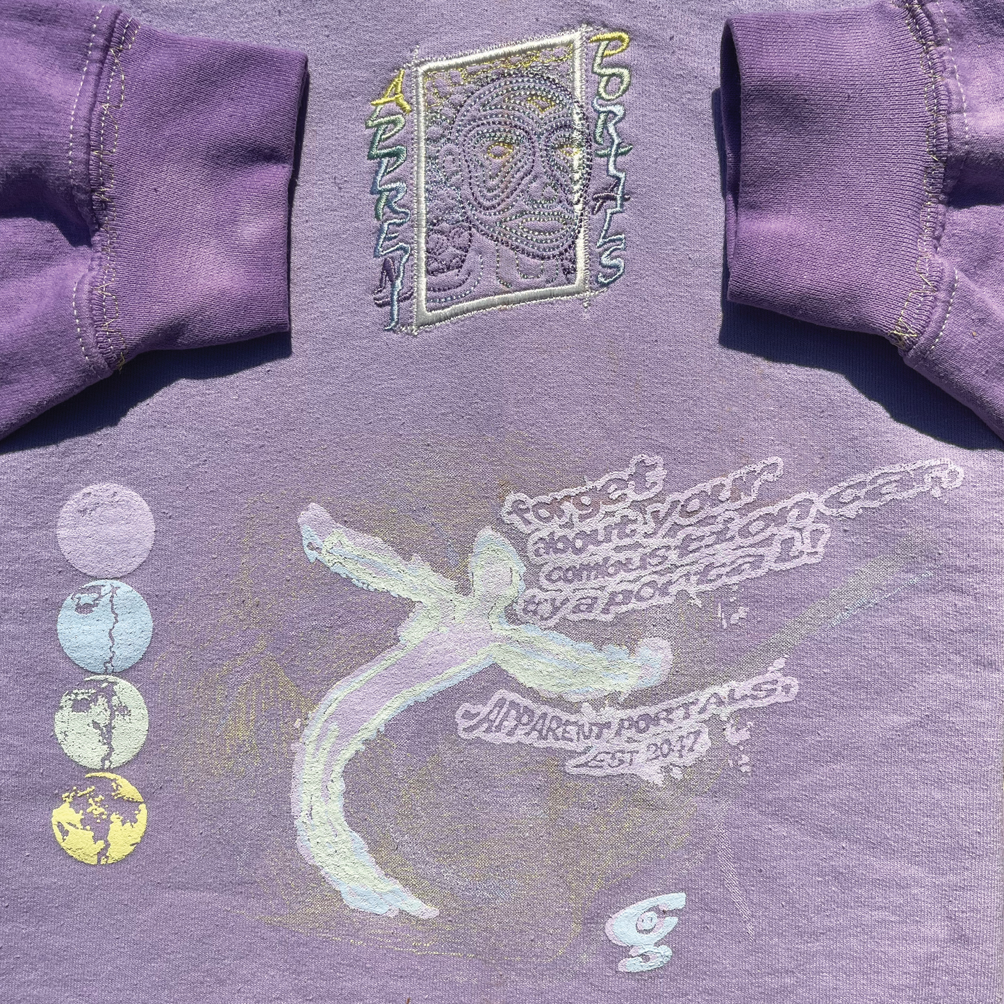 portals lavender hoodie