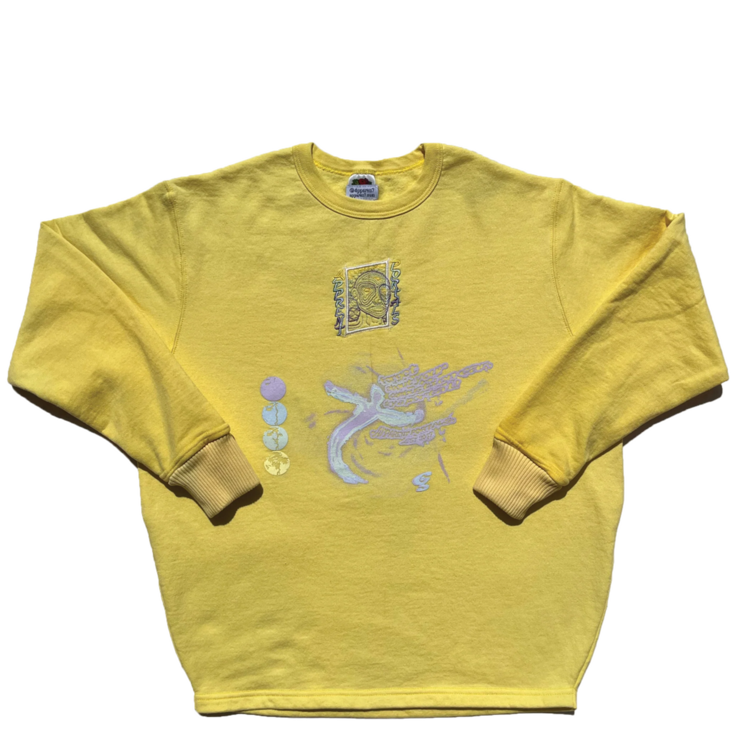 portals yellow crewneck
