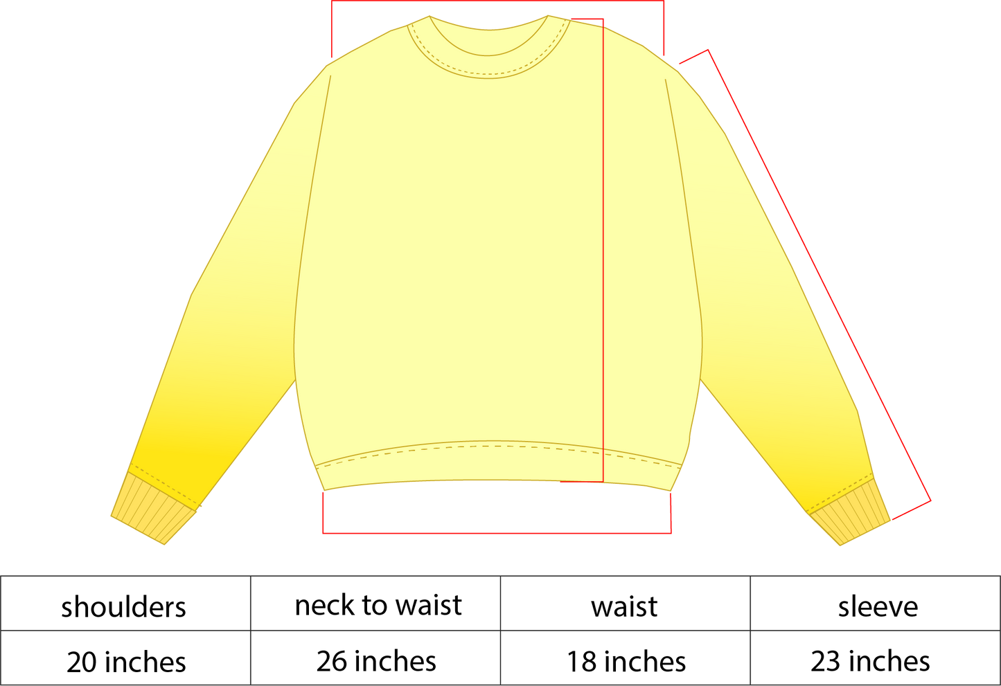 portals yellow crewneck