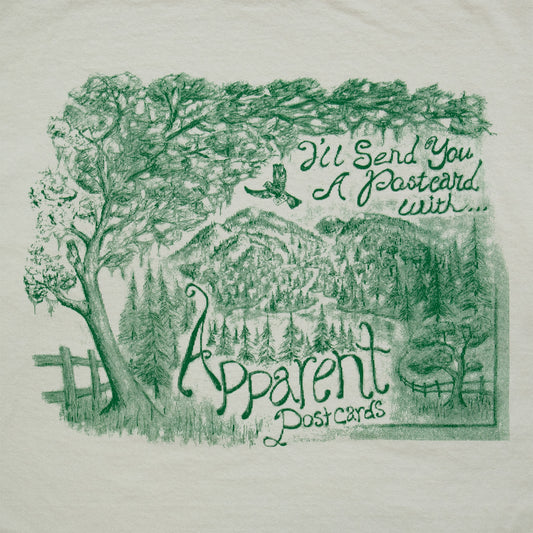 Postcards: Long Sleeve Tee in Dove White